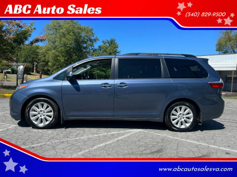 2017 Toyota Sienna for sale at ABC Auto Sales in Culpeper VA