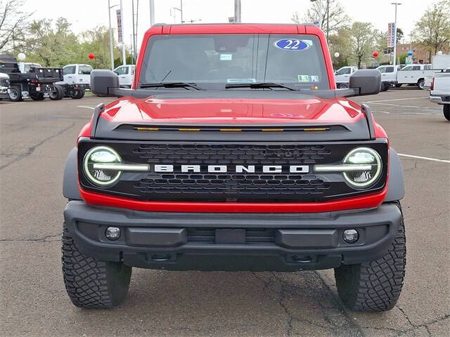 Used 2022 Ford Bronco 4-Door Wildtrak with VIN 1FMEE5DP8NLB20223 for sale in Philadelphia, PA