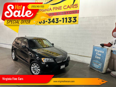 2013 BMW X3 for sale at Virginia Fine Cars in Chantilly VA
