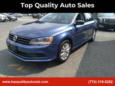 2015 Volkswagen Jetta for sale at Top Quality Auto Sales in Westport MA