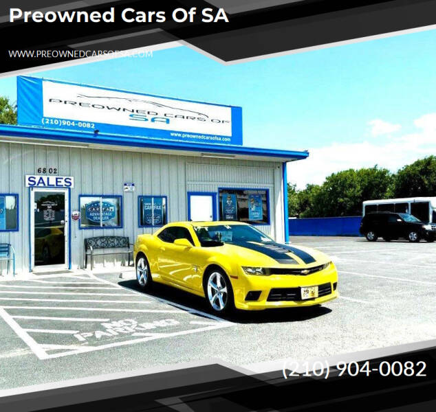 2014 Chevrolet Camaro for sale at Preowned Cars of SA in San Antonio TX