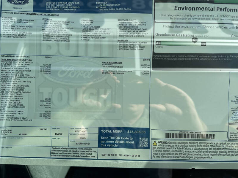 2026 Ford F-250 Super Duty XLT