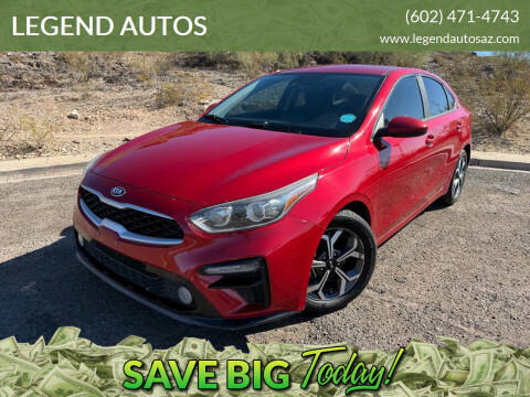 2019 Kia Forte for sale at LEGEND AUTOS in Phoenix AZ