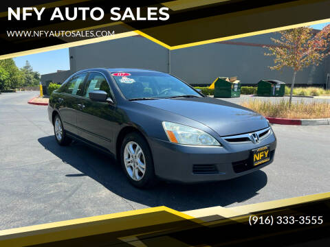 2007 Honda Accord for sale at NFY AUTO SALES in Sacramento CA