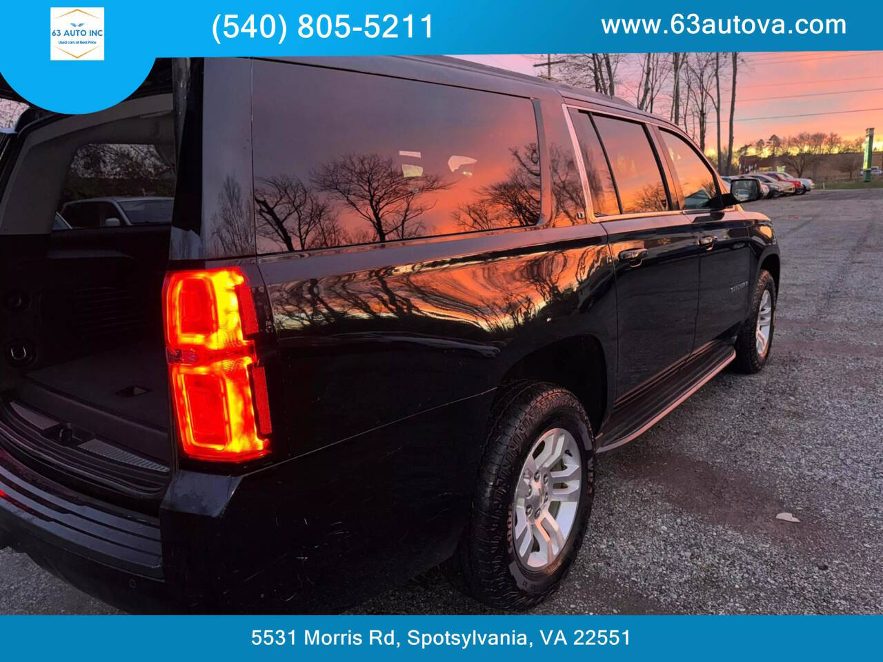 2015 Chevrolet Suburban for sale at 63 Auto Inc in Spotsylvania, VA