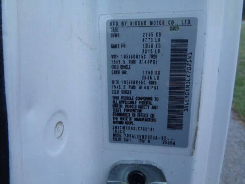 2020 Nissan NV200 SV