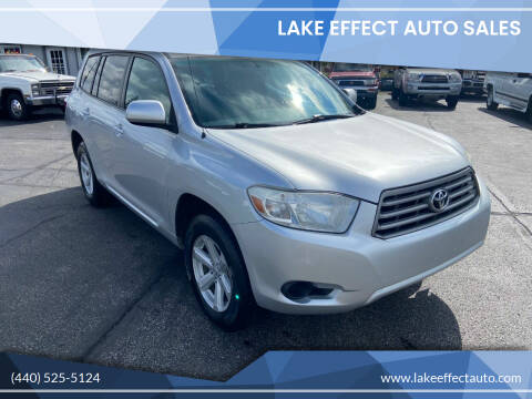 2010 Toyota Highlander for sale at Lake Effect Auto Sales in Chardon OH