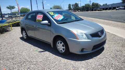 2012 Nissan Sentra for sale at CAMEL MOTORS in Tucson AZ