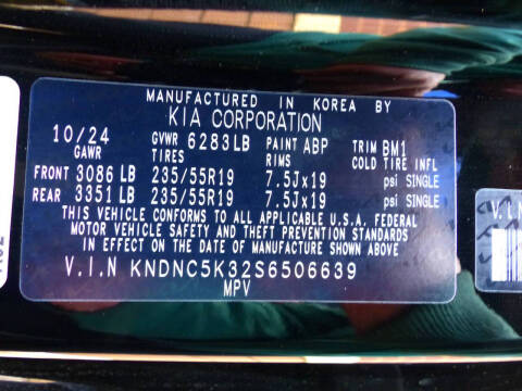 2025 Kia Carnival EX