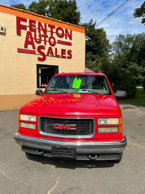 1999 GMC Suburban for sale at FENTON AUTO SALES in Westfield MA