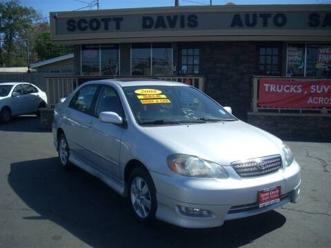 2008 Toyota Corolla for sale at Scott Davis Auto Sales in Turlock CA