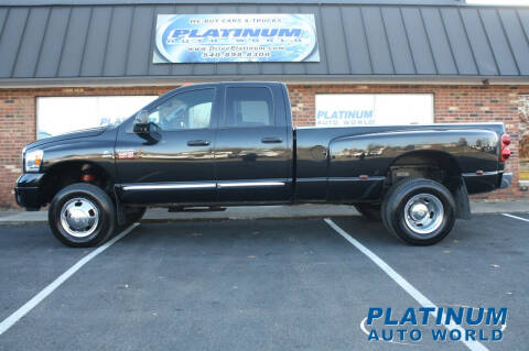2007 Dodge Ram Pickup 3500 for sale at Platinum Auto World in Fredericksburg VA