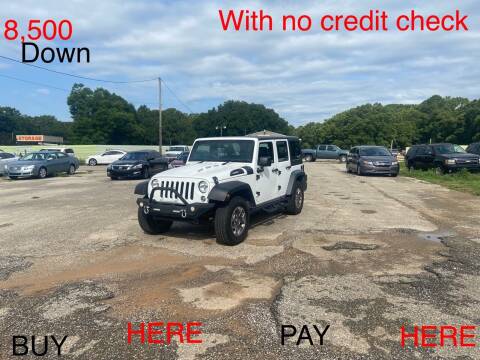 2016 Jeep Wrangler Unlimited for sale at First Choice Financial LLC in Semmes AL