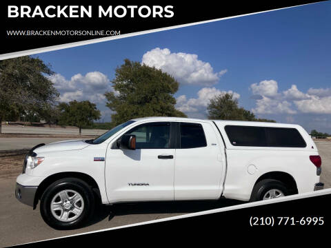 2008 Toyota Tundra for sale at BRACKEN MOTORS in San Antonio TX