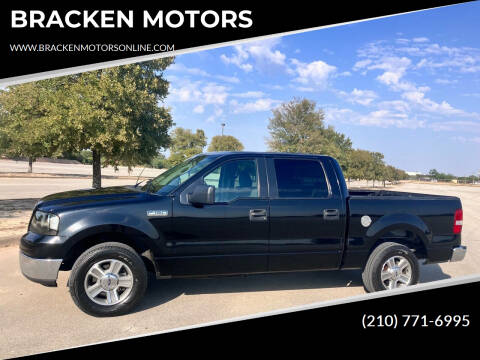 2005 Ford F-150 for sale at BRACKEN MOTORS in San Antonio TX