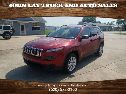 2017 Jeep Cherokee for sale at John Lay Truck and Auto Sales in Independence KS