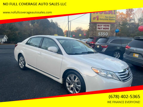 2011 Toyota Avalon for sale at NO FULL COVERAGE AUTO SALES LLC in Austell GA