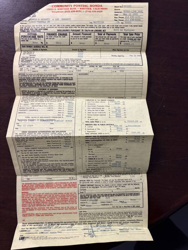 1989 Pontiac Firebird Trans Am GTA