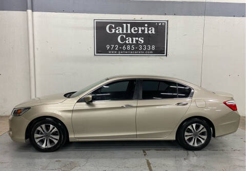 2014 Honda Accord for sale at Galleria Cars in Dallas TX