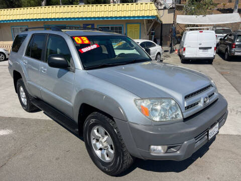 2003 Toyota 4Runner for sale at 1 NATION AUTO GROUP in Vista CA