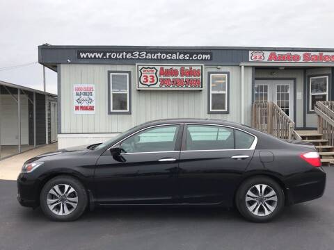 2014 Honda Accord for sale at Route 33 Auto Sales in Carroll OH