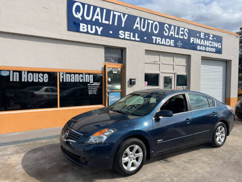 2007 Nissan Altima Hybrid for sale at QUALITY AUTO SALES OF FLORIDA in New Port Richey FL