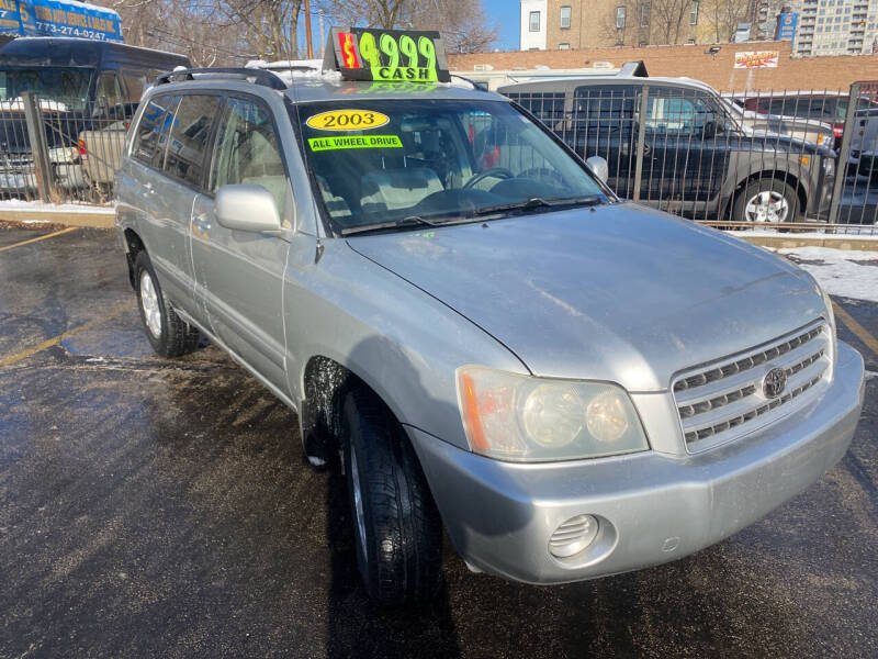 2003 Toyota Highlander for sale at 5 Stars Auto Service and Sales in Chicago IL