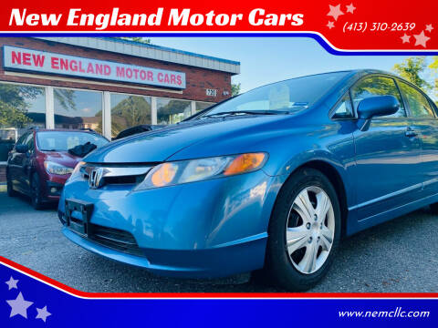 2008 Honda Civic for sale at New England Motor Cars in Springfield MA