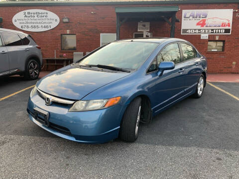 2007 Honda Civic for sale at Cars4Less GA in Alpharetta GA