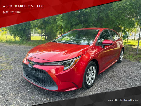 2020 Toyota Corolla for sale at AFFORDABLE ONE LLC in Orlando FL