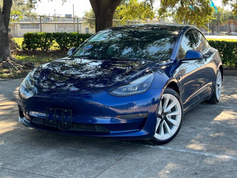 2021 Tesla Model 3 for sale at MIA MOTOR SPORT in Houston TX