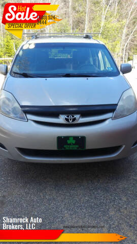 2006 Toyota Sienna for sale at Shamrock Auto Brokers, LLC in Belmont NH