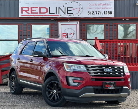 2016 Ford Explorer for sale at REDLINE AUTO SALES LLC in Cedar Creek TX