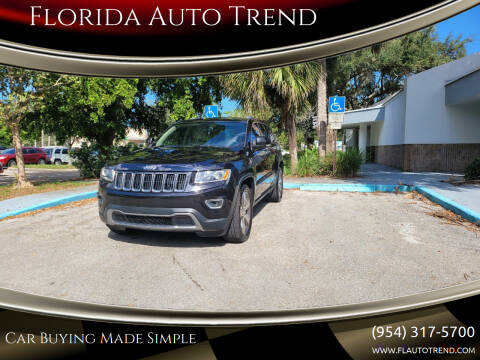 2014 Jeep Grand Cherokee for sale at Florida Auto Trend in Plantation FL