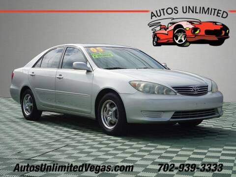 2005 Toyota Camry for sale at Autos Unlimited in Las Vegas NV