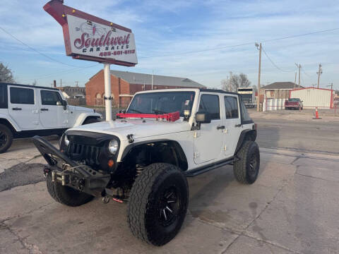 2010 Jeep Wrangler Unlimited for sale at Southwest Car Sales in Oklahoma City OK