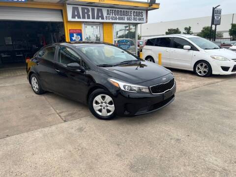 2018 Kia Forte for sale at Aria Affordable Cars LLC in Arlington TX