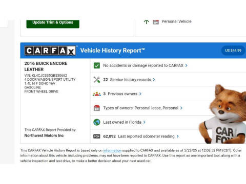 2016 Buick Encore Leather