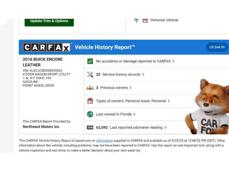 2016 Buick Encore Leather