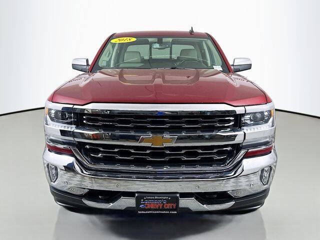 Used 2018 Chevrolet Silverado 1500 LTZ with VIN 3GCUKSEC9JG258041 for sale in Bloomington, IL