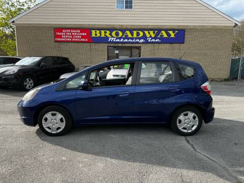 2012 Honda Fit for sale at Broadway Motoring Inc. in Ayer MA