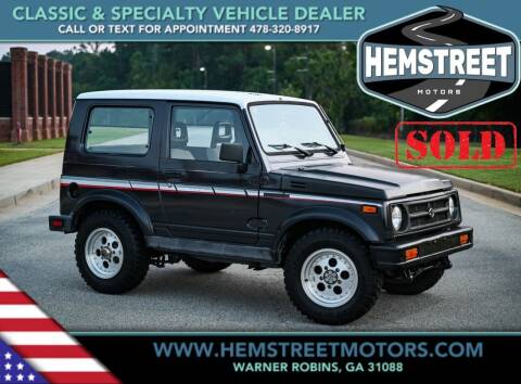 1987 Suzuki Samurai for sale at Hemstreet Motors in Warner Robins GA