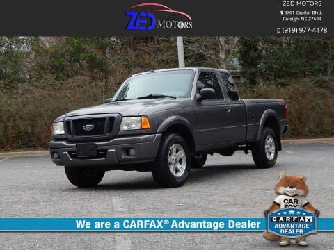 2004 Ford Ranger for sale at Zed Motors in Raleigh NC