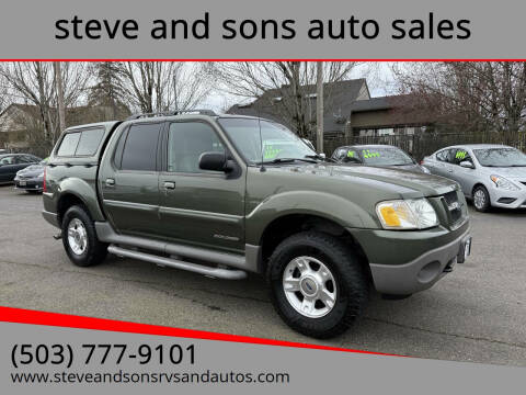 2001 Ford Explorer Sport Trac for sale at steve and sons auto sales in Happy Valley OR