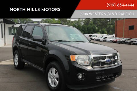 2012 Ford Escape for sale at NORTH HILLS MOTORS in Raleigh NC