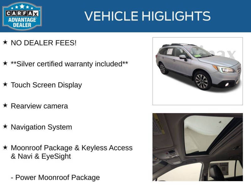 2016 Subaru Outback 2.5i Limited