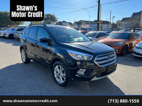 2018 Ford Escape for sale at Shawn's Motor Credit in Houston TX