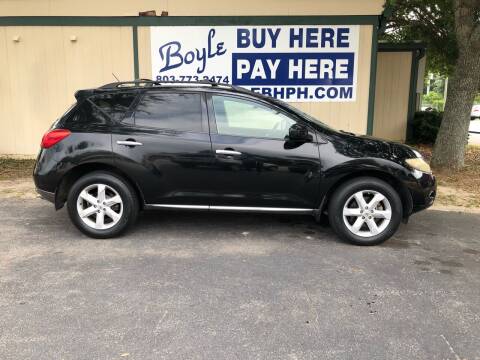 2009 Nissan Murano for sale at Boyle Buy Here Pay Here in Sumter SC