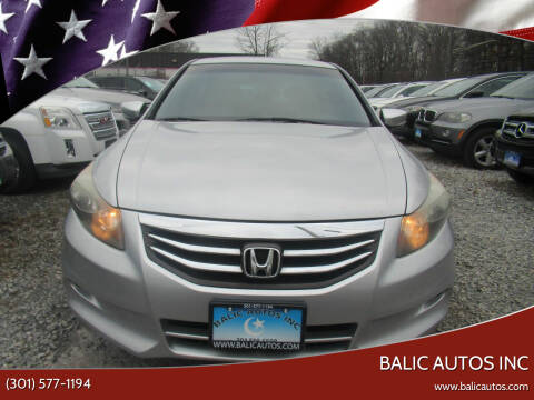 2012 Honda Accord for sale at Balic Autos Inc in Lanham MD