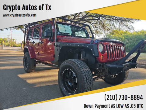 2011 Jeep Wrangler Unlimited for sale at Crypto Autos of Tx in San Antonio TX